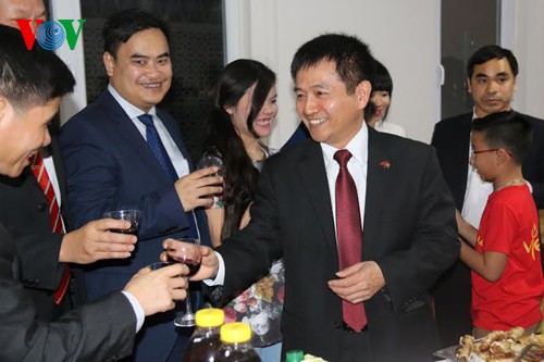 Đại sứ quán Việt Nam tại Lào, Nhật Bản, Mỹ và Thổ Nhĩ Kỳ gặp mặt mừng Xuân - ảnh 1